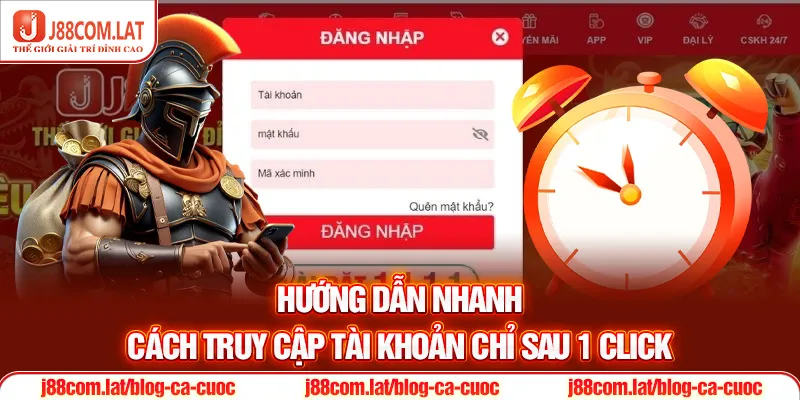 Hướng dẫn nhanh cách truy cập tài khoản chỉ sau 1 click